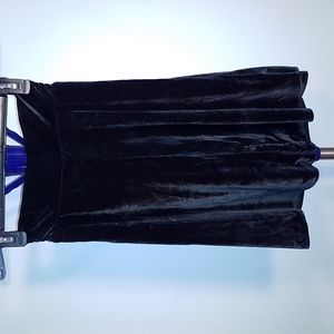 LimitedToo VELVET VELOUR Black 8 wide leg Crop Pants Y2K Vintage LTD2